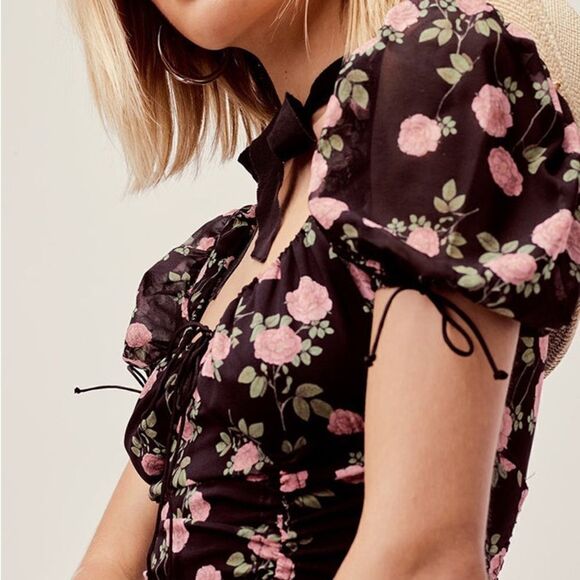 For Love & Lemons Biscotti Mini Dress - Picture 3 of 12